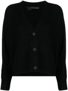 360Cashmere cardigan en cachemire à effet brossé - Noir