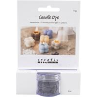Creativ Company Kaarsenverf, blauw, 5 gr/ 1 doos
