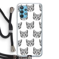 Kitten: Samsung Galaxy A32 4G Transparant Hoesje met koord
