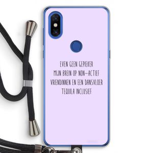 Tequila: Xiaomi Mi Mix 3 Transparant Hoesje met koord