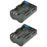 ChiliPower EN-EL3E accu voor Nikon - 1800mAh - 2-Pack