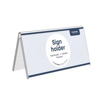 Tafelnaambord Europel V-standaard 70x150mm acryl