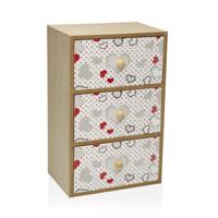 Juwelenkistje Versa Hartjes (12 x 25 x 16 cm)