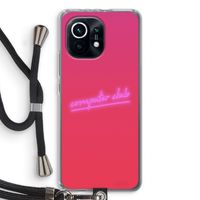 Vice Glow: Xiaomi Mi 11 Transparant Hoesje met koord