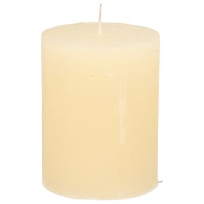 Stompkaars - ivoor wit - 7 x 9 cm - middel rustiek model - cilinderkaars - kaars Stompkaars - ivoor wit - 7 x 9 cm - middel rustiek model - cilinderkaars - kaars