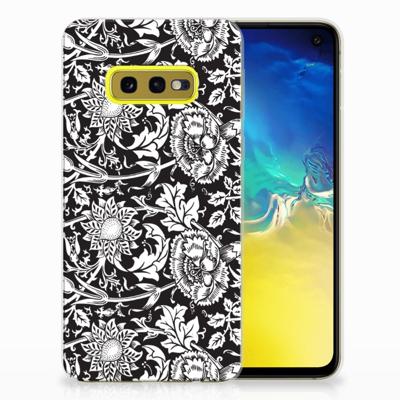 Samsung Galaxy S10e | TPU Case | Black Flowers Samsung Galaxy S10e | TPU Case | Black Flowers