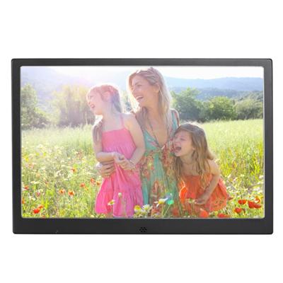 HSD1202 12.1 inch 1280 x 800 hoge resolutie Display Digital Photo Frame met houder en afstandsbediening ondersteuning voor SD / MMC / MS Card / USB-p