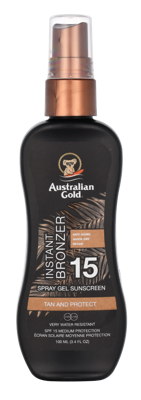 Australian Gold Spray Gel Instant Bronzer SPF15 100 ml
