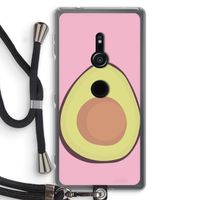 Avocado: Sony Xperia XZ2 Transparant Hoesje met koord
