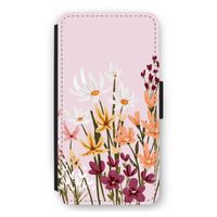 Painted wildflowers: iPhone 12 mini Flip Hoesje