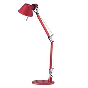 Artemide Tolomeo Micro bureaulamp retrofit rood