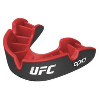 OPRO 791004 UFC Silver Superior Fit Mouthguard - Black/Red - SR