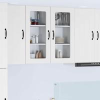 Keukenkast aan de muur met plank Hoogglans wit 40 x 31 x 80 cm Keukenkast aan de muur met plank Hoogglans wit 40 x 31 x 80 cm