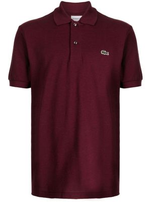 Lacoste Poloshirt met geborduurd logo - Rood