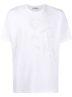 Givenchy t-shirt oversize à logo brodé - Blanc