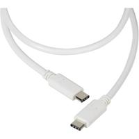 Vivanco USB-kabel USB 2.0 USB-C stekker, USB-C stekker 1.20 m Wit Universeel 37561