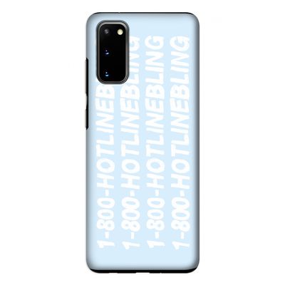 Hotline bling blue: Samsung Galaxy S20 Tough Case