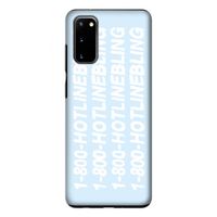 Hotline bling blue: Samsung Galaxy S20 Tough Case