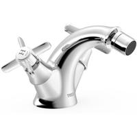 Bidetkraan Tres Clasic | Opbouw | Mengkraan | 2-knops | Vintage | Chroom