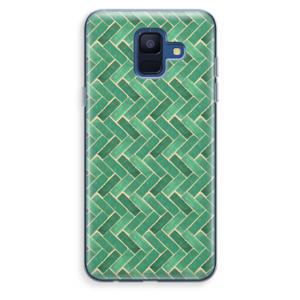 Moroccan tiles 2: Samsung Galaxy A6 (2018) Transparant Hoesje