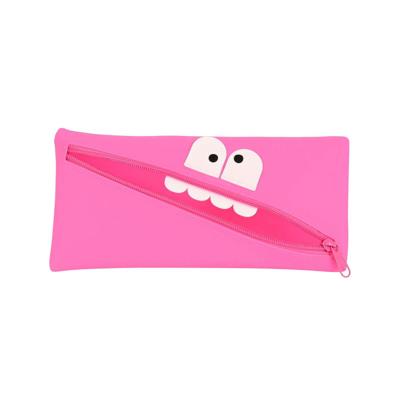 Schoolpennenzak Safta Gezicht 22 x 11 x 1 cm Fuchsia