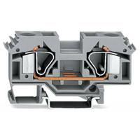 WAGO 283-691 Doorgangsklem 12 mm Spanveer Toewijzing: L Grijs 25 stuk(s)