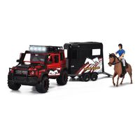 Dickie Jeep met Paardentrailer Speelset - thumbnail
