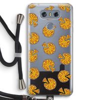 You Had Me At Pizza: LG G6 Transparant Hoesje met koord