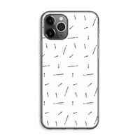 Hipster stripes: iPhone 11 Pro Max Transparant Hoesje