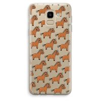 Pony: Samsung Galaxy J6 (2018) Transparant Hoesje Pony: Samsung Galaxy J6 (2018) Transparant Hoesje