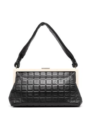 CHANEL Pre-Owned sac porté épaule Choco Bar (2001) - Noir