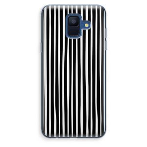Stripes: Samsung Galaxy A6 (2018) Transparant Hoesje