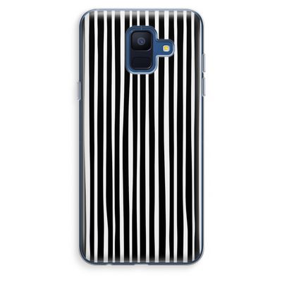 Stripes: Samsung Galaxy A6 (2018) Transparant Hoesje