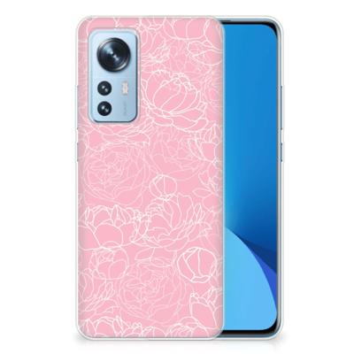 Xiaomi 12 | 12X | TPU Case | White Flowers