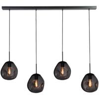 Masterlight Hanglamp Lava 4x smoke glas Ø 24cm 2761-05-130-4-05-61