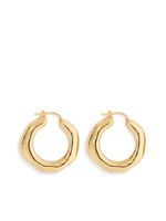 Jil Sander sculpted hoop design earrings - Or - thumbnail