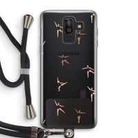 Dancing #1: Samsung Galaxy J8 (2018) Transparant Hoesje met koord