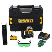 DeWalt DCE0811D1G veelzijdige zelfnivellerende kruislijnlaser 360 graden - DCE0811D1G-QW