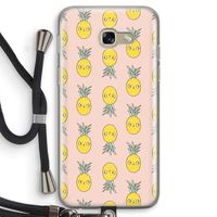 Ananas: Samsung Galaxy A5 (2017) Transparant Hoesje met koord