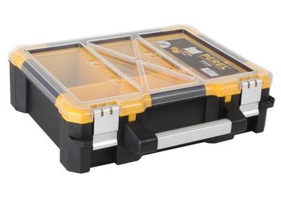 Plastic opbergkoffer met verwijderbare bakjes 380 x 340 x 110 mm - Velleman