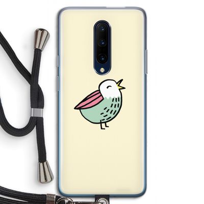 Birdy: OnePlus 7 Pro Transparant Hoesje met koord