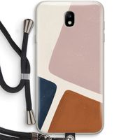 Geo #2: Samsung Galaxy J7 (2017) Transparant Hoesje met koord