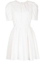 Jason Wu robe en coton à détails d'œillets - Blanc