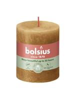 Bolsius kaars rustiek 7x8 cm spice brown