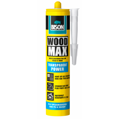 Wood Max Transparant Power 320Gr - Bison