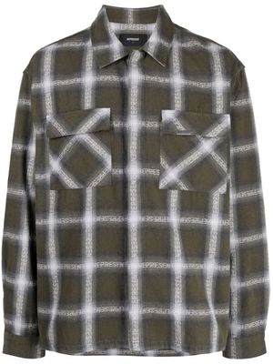 Represent chemise à carreaux imprimés - Vert