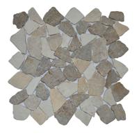 Stabigo Mosaic Y onyx - sunset brown - cream 30x30 cm