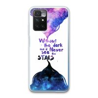 Stars quote: Xiaomi Redmi 10 Transparant Hoesje