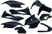 Edge Plaatset 9-delig voor yamaha jog r/ mbk machg - metallic zwart