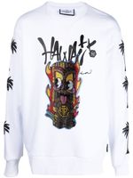 Philipp Plein sweat à imprimé Hawaii - Blanc - thumbnail